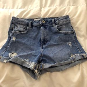 Zara jean shorts